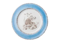 Laboratorio Paravicini Dinnerware|Blue Monkey Dessert Plates, Set of 6