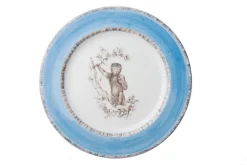 Laboratorio Paravicini Dinnerware|Blue Monkey Dinner Plates, Set of 6