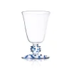 Issy Granger Glassware|Blue Pom Wine Glass