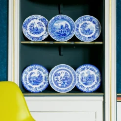 Spode Dinnerware|Blue Room Assorted Georgian Plates, Set of 6