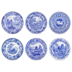 Spode Dinnerware|Blue Room Assorted Traditions Plates, Set of 6