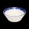 Late Afternoon Dinnerware|Blue Scallop Bowl