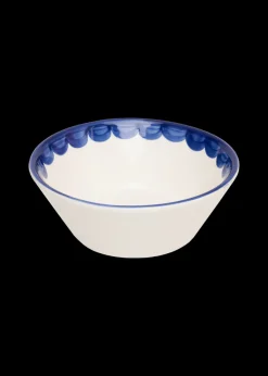 Late Afternoon Dinnerware|Blue Scallop Bowl