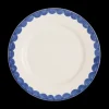 Late Afternoon Dinnerware|Blue Scallop Dinner Plate