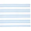 TriChi Design Place Settings & Linens|Blue Stripe Cotton Tablecloth