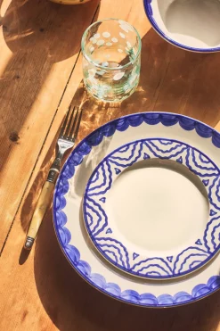 Late Afternoon Dinnerware|Blue Tabla Side Plate