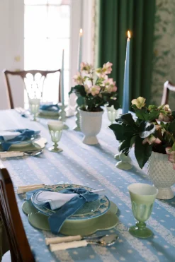 TriChi Design Décor|Place Settings & Linens|Blue Velvet Napkin Bows, Set of 4