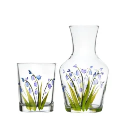Petra Palumbo Glassware|Bluebell Carafe And Tumbler