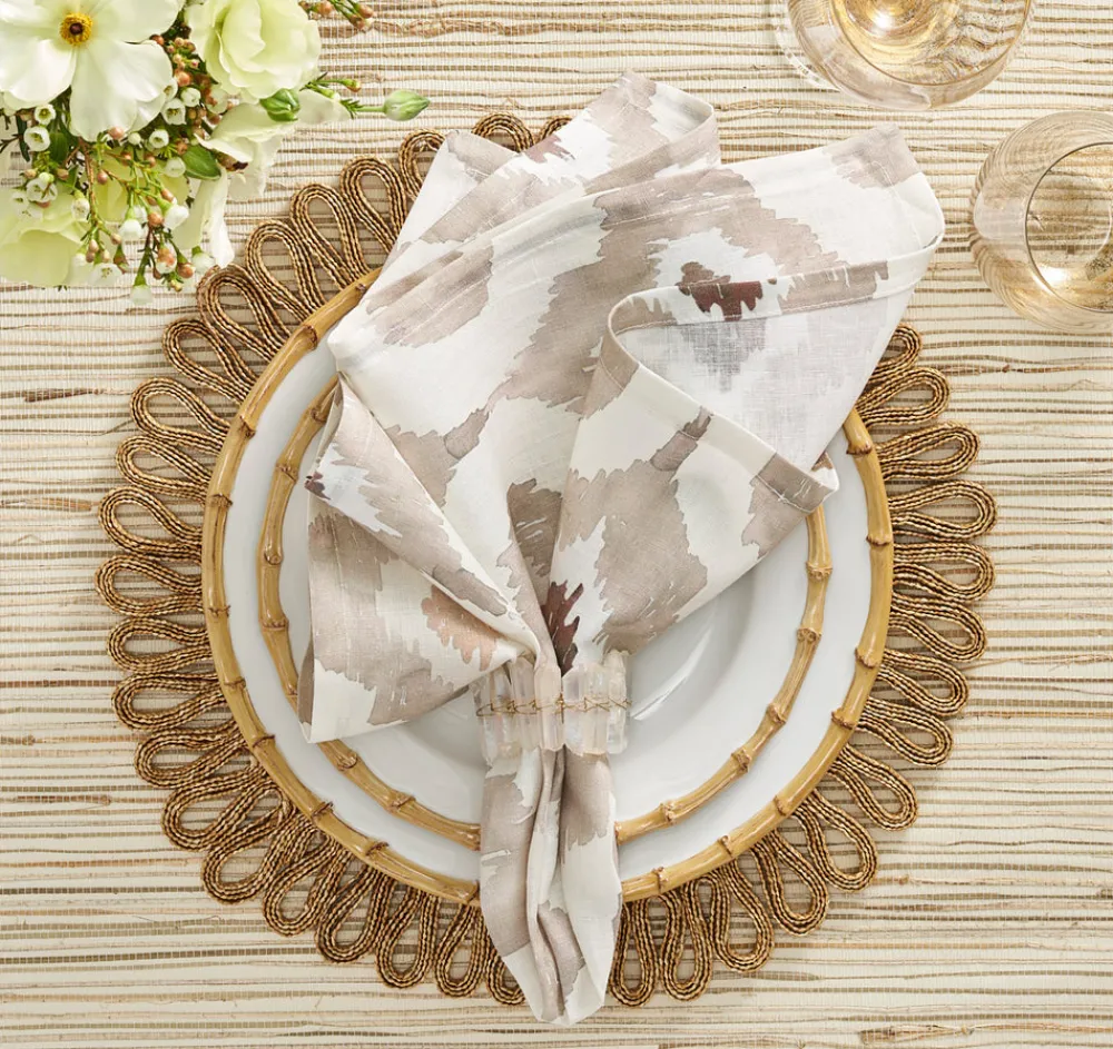 Kim Seybert Place Settings & Linens|Boho Placemat in Natural, Set of 4