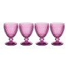 Villeroy & Boch Glassware|Boston Berry Water Goblet in Berry, Set of 4