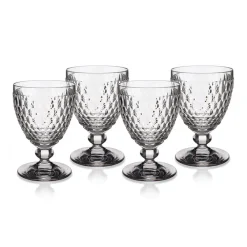 Villeroy & Boch Glassware|Boston Water Goblet in Clear, Set of 4