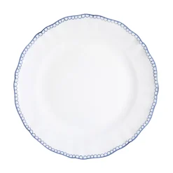 Z.d.G. Dinnerware|Bouclette Dinner Plate in Bleu Égyptien