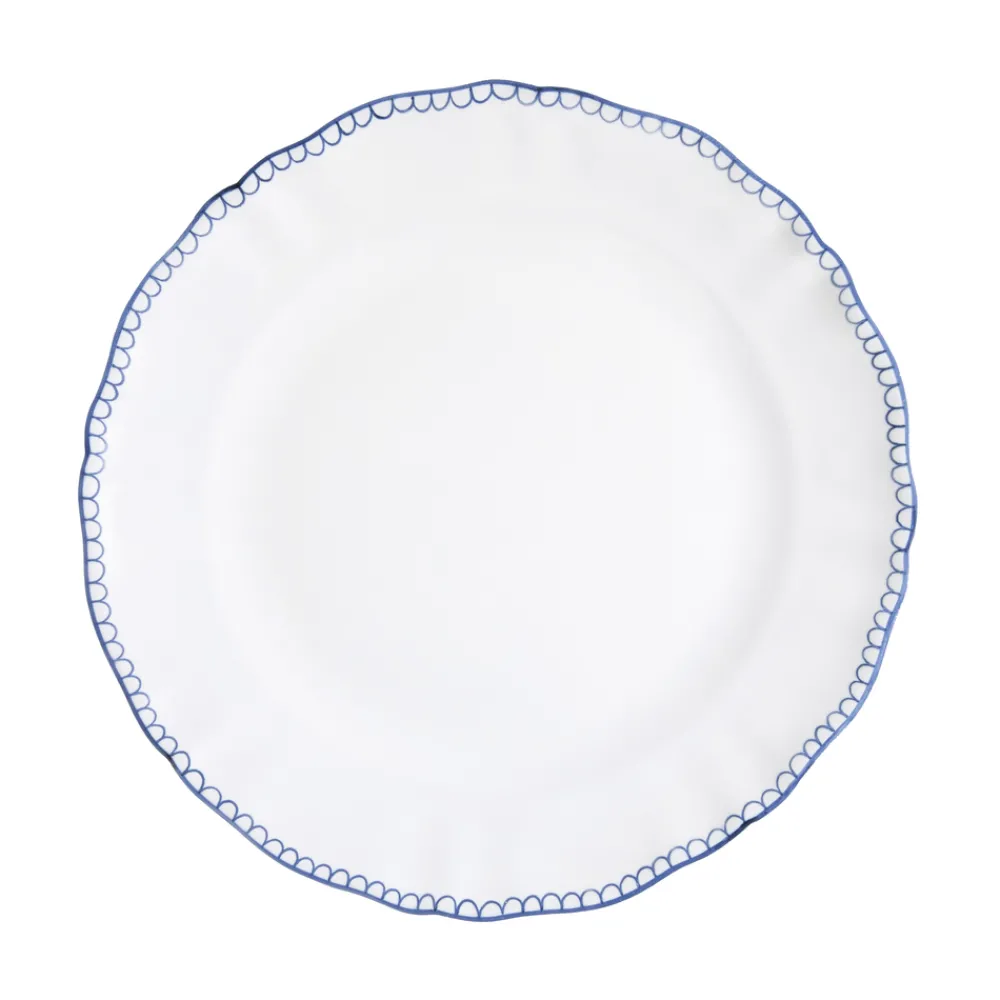 Z.d.G. Dinnerware|Bouclette Dinner Plate in Bleu Égyptien