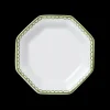 Z.d.G. Dinnerware|Bouclette Octagonal Petite Plate in Green