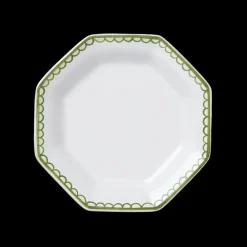 Z.d.G. Dinnerware|Bouclette Octagonal Petite Plate in Green