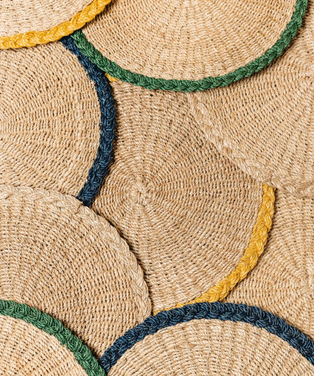 Rebecca Udall Place Settings & Linens|Braided Abaca Placemat in Natural & Straw