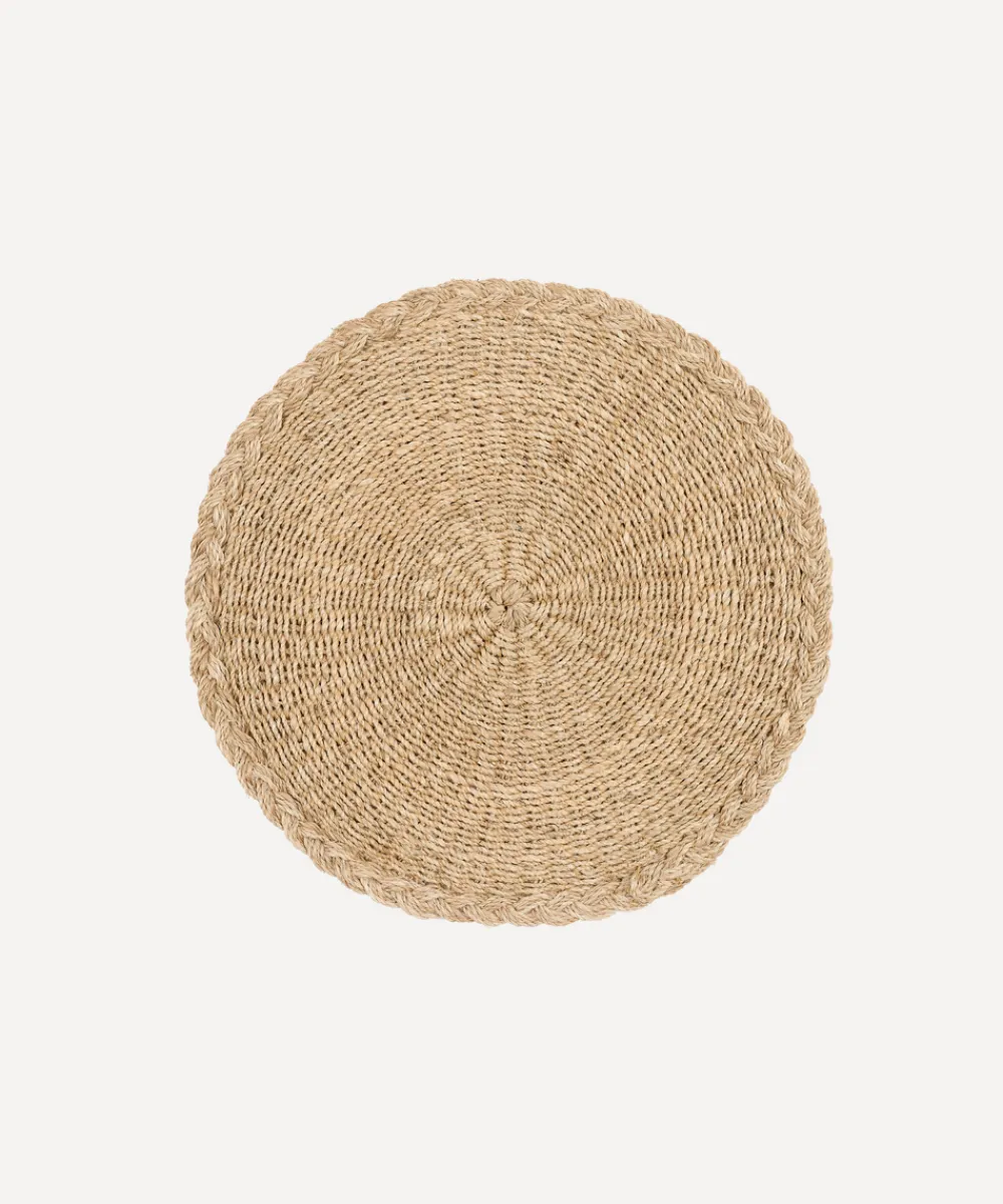 Rebecca Udall Place Settings & Linens|Braided Abaca Placemat in Natural