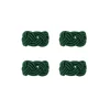 Rebecca Udall Place Settings & Linens|Braided Napkin Rings in Fir Green, Set of 4