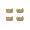 Rebecca Udall Place Settings & Linens|Braided Rope Napkin Rings, Set of 4