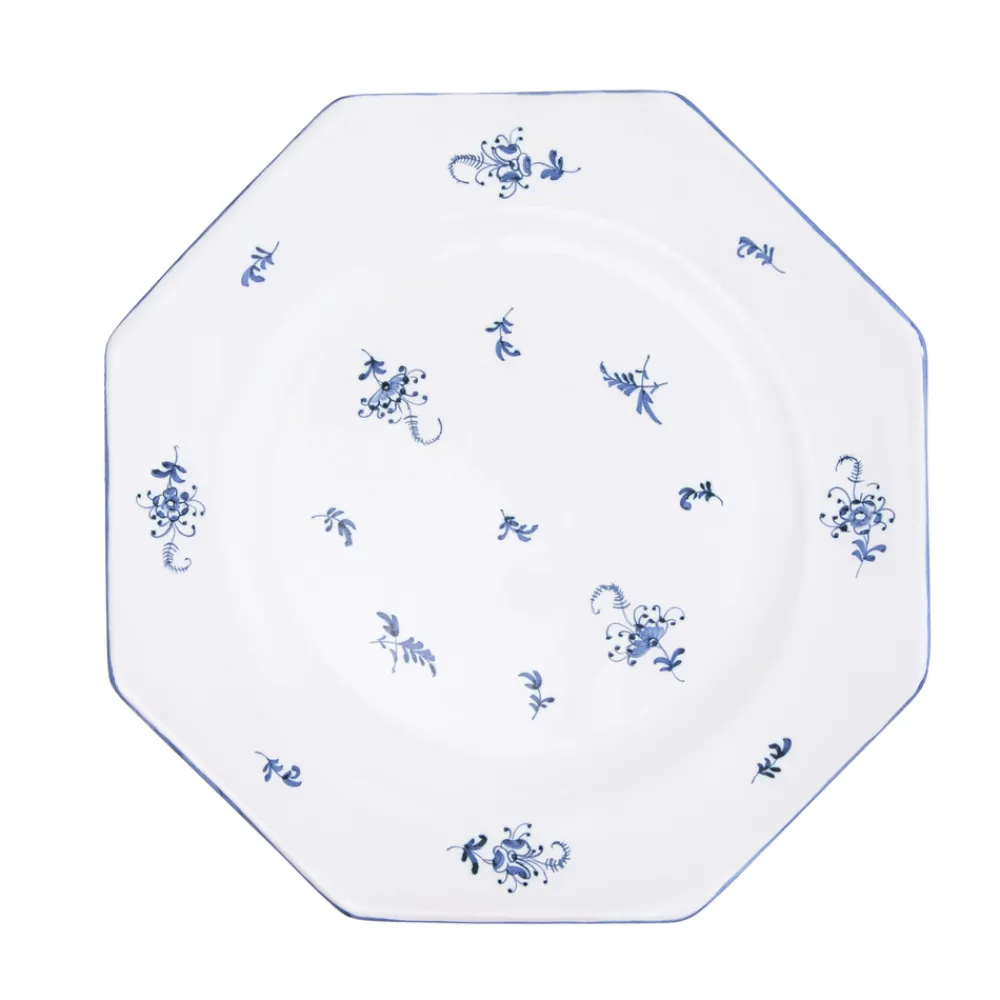Z.d.G. Dinnerware|Brindille Salad/Starter Plate, Bleu Moustiers