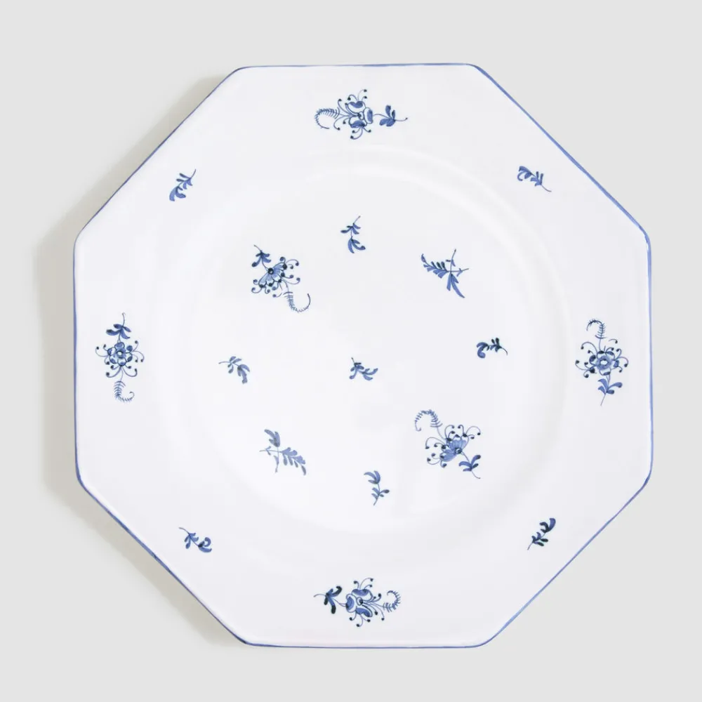 Z.d.G. Dinnerware|Brindille Salad/Starter Plate, Bleu Moustiers