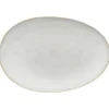 Costa Nova Dinnerware|Brisa Collection Oval Platter 16" in Branca