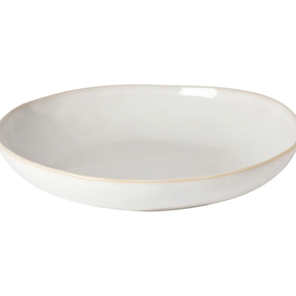 Costa Nova Dinnerware|Brisa Collection Pasta/Serving Bowl 14" in Branca
