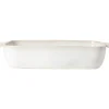 Costa Nova Dinnerware|Brisa Collection Rectangle Baker 16" in Branca