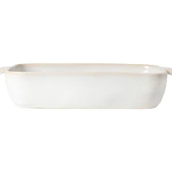 Costa Nova Dinnerware|Brisa Collection Rectangle Baker 16" in Branca