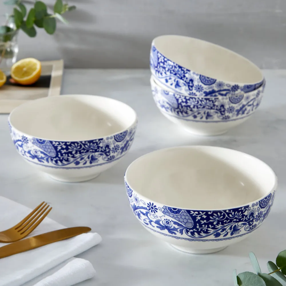 Spode Dinnerware|Brocato 6.5" Bowls, Set of 4