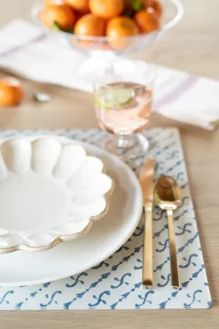 Proper Table Co. Place Settings & Linens|Brooks Block Print Placemat
