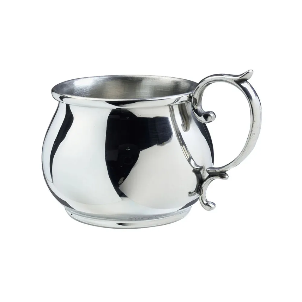 Salisbury Home|Monogram|Bulged Scroll Handle Baby Cup