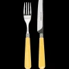 Late Afternoon Flatware|Butter Yellow Knife and Fork Set