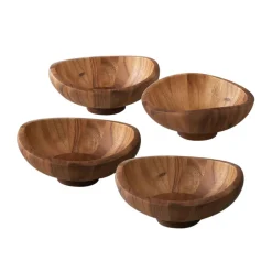 Nambe Dinnerware|Butterfly Salad Bowls, Set of 4