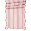 Juliska Place Settings & Linens|Cabana Stripe 18" x 90" Table Runner in Coral