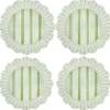 Juliska Dinnerware|Cabana Stripe Melamine Dinner Plate, Set of 4 in Seagrass