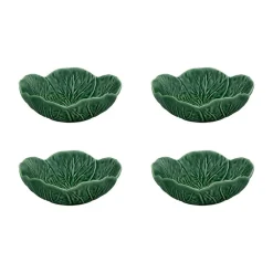 Bordallo Pinheiro Dinnerware|Cabbage Bowl 15 oz, Set of 4