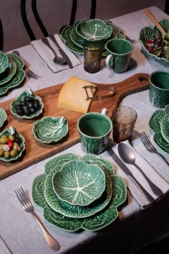 Bordallo Pinheiro Dinnerware|Cabbage Bowl 15 oz, Set of 4