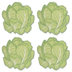 Chefanie Place Settings & Linens|Cabbage Cocktail Napkins, Set of 4