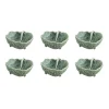 Bordallo Pinheiro Dinnerware|Cabbage Leaf 9" in Green, Set of 6