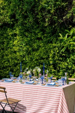 Loulou La Dune Place Settings & Linens|Callie In Pink Tablecloth