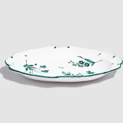 Z.d.G. Dinnerware|Camaieu Medium Oval Dish in Vert