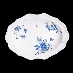 Z.d.G. Dinnerware|Camaieu Medium Oval Dish in Azur