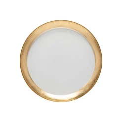 Costa Nova Dinnerware|Camilla Collection Dinner Plates in Gold, Set of 6