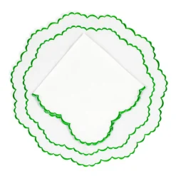 Loulou La Dune Place Settings & Linens|Camille Linen Placemats and Napkins, Set of 12