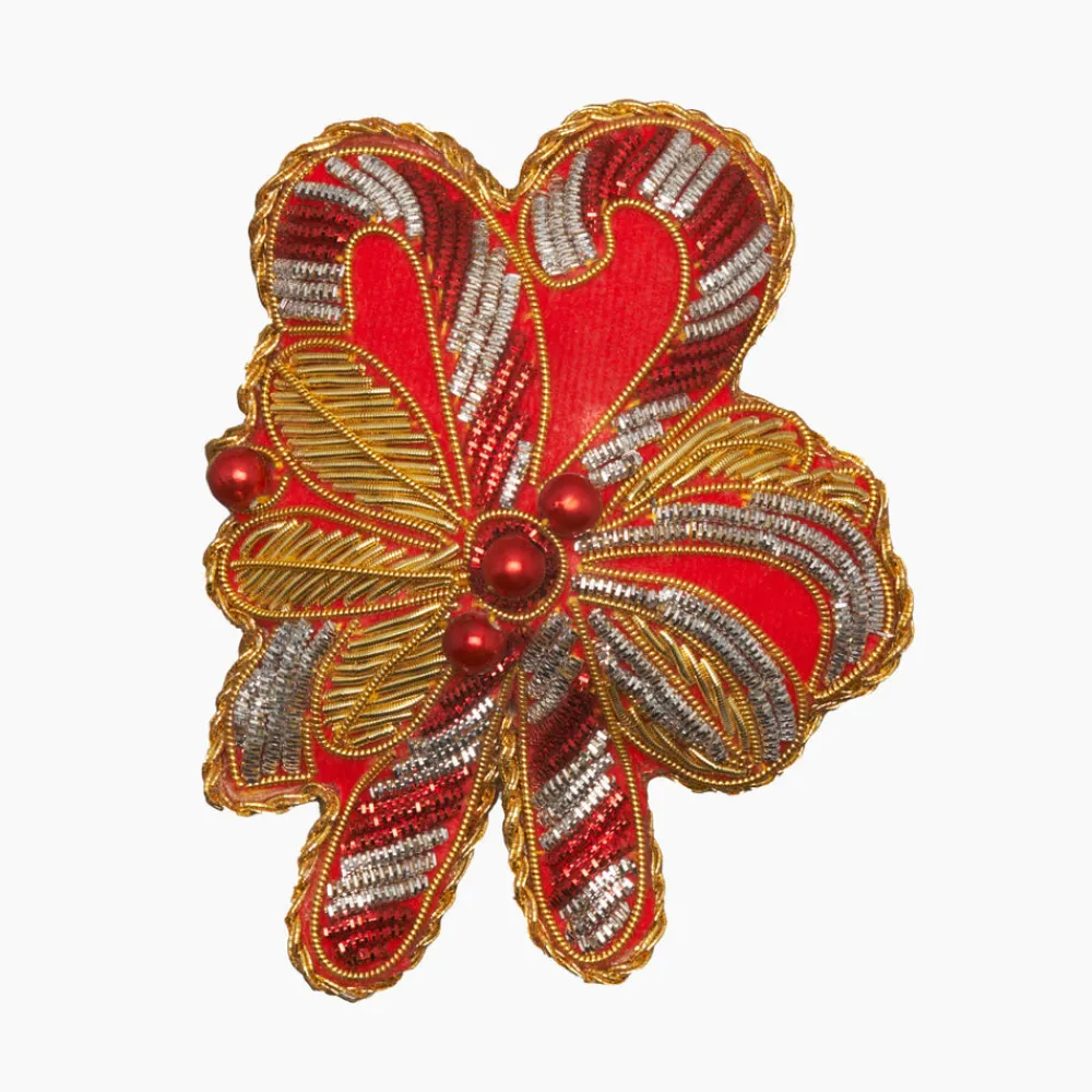 Henry Handwork Place Settings & Linens|Candy Canes Ornament