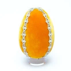 Hot Skwash Living|Décor|Carrot Crystal Trimmed Egg