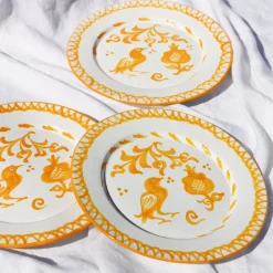 Pomelo Casa Dinnerware|Casa Amarilla Dinner Plate with Traditional Designs