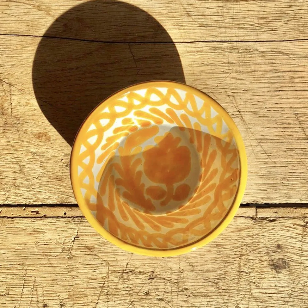 Pomelo Casa Dinnerware|Casa Amarilla Mini Bowl with Hand-painted Designs