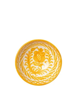 Pomelo Casa Dinnerware|Casa Amarilla Small Bowl with Hand-painted Designs